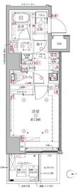 クレイシアIDZ浅草 4階 間取り図