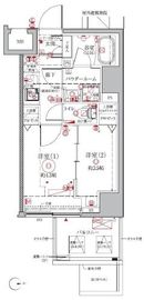 クレイシアIDZ浅草 2階 間取り図