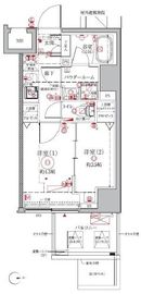 クレイシアIDZ浅草 5階 間取り図