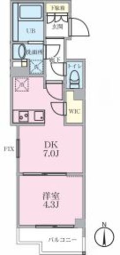 リージア三軒茶屋 301 間取り図