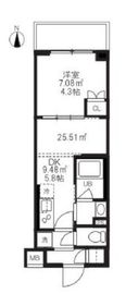 ハーモニーレジデンス蒲田アートヴィラ 2階 間取り図