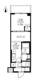 仮）大田区蒲田本町1丁目マンション 2階 間取り図