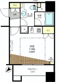 ファミールグラン銀座4丁目 4階 間取り図