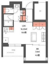 Nifit KOISHIKAWA (ニフィット小石川) 201 間取り図