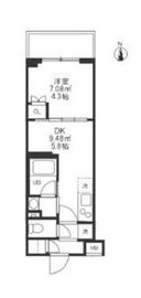 仮）大田区蒲田本町1丁目マンション 4階 間取り図