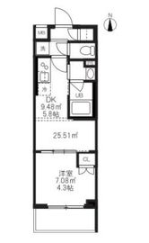 仮）大田区蒲田本町1丁目マンション 2階 間取り図