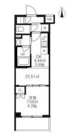 仮）大田区蒲田本町1丁目マンション 1階 間取り図