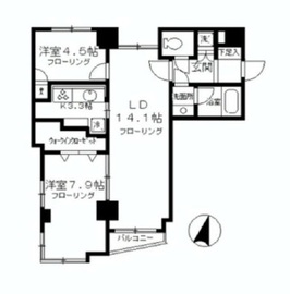 KDXレジデンス日本橋浜町 503 間取り図