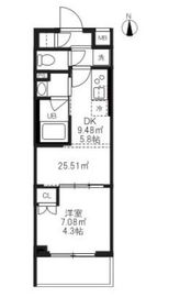 仮）大田区蒲田本町1丁目マンション 2階 間取り図