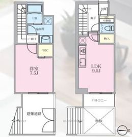 リージア三軒茶屋 101 間取り図