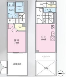 リージア三軒茶屋 105 間取り図