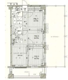 コスモリード西馬込 803 間取り図