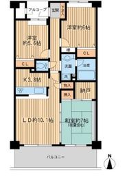 アソシエール中野弐番館 205 間取り図