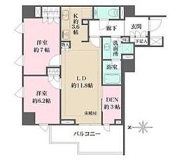ザ・パークハウス代々木大山 4階 間取り図