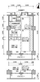 東雲キャナルコートCODAN 18-526 間取り図