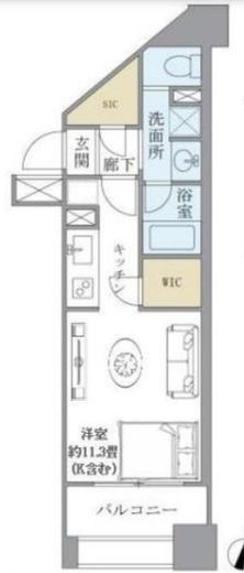 ベリスタ常盤台 3階 間取り図