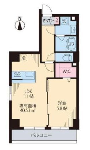 COURT TAKETOKUIII (コートタケトク3) 405 間取り図