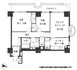 パレロワイヤル六番町 4階 間取り図