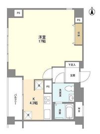 パティオ南麻布 404 間取り図