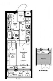 ALTERNA新宿中落合(オルタナ新宿中落合) 1階 間取り図