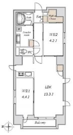 LiveFlat錦糸町 (ライブフラット錦糸町) 201 間取り図