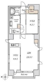 LiveFlat錦糸町 (ライブフラット錦糸町) 501 間取り図