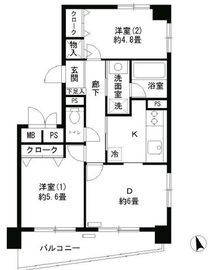 グランス木場公園 5階 間取り図