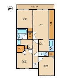 ライオンズステージ中野中央 2階 間取り図