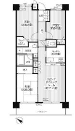 コスモ荻窪ロイヤルコート 4階 間取り図