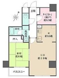 ウィスターリア本駒込 203 間取り図
