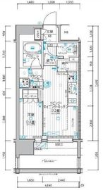 パレステージ上野入谷 13階 間取り図
