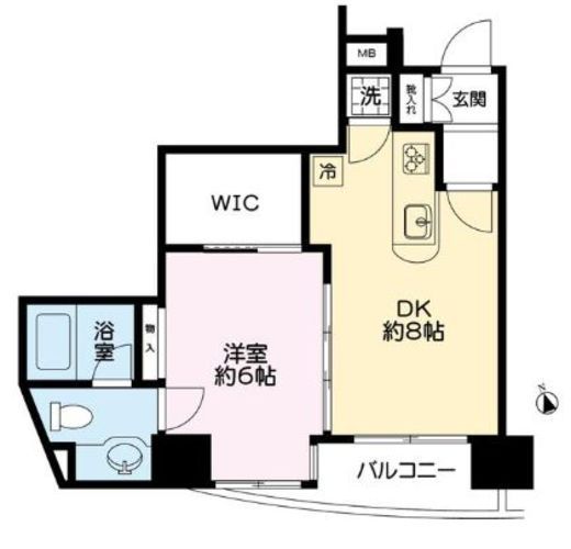 デュオ・スカーラ虎ノ門 11階 間取り図