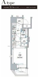 グランリーヴェル横濱VIVANT 201 間取り図