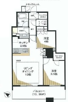 ブリリア有明スカイタワー 31階 間取り図