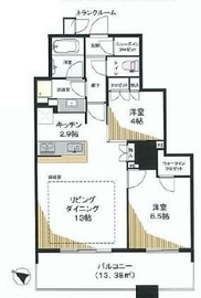 ブリリア有明スカイタワー 31階 間取り図