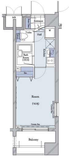 コンシェリア・デュー代々木公園 9階 間取り図