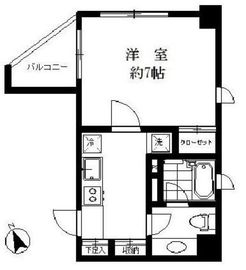 プレール・ドゥーク日本橋リバーサイド 4階 間取り図