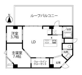 インペリアル赤坂フォーラム 6階 間取り図