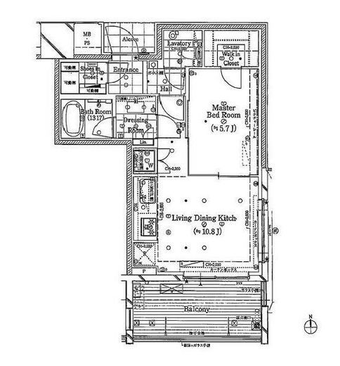アトラス渋谷公園通り 4階 間取り図