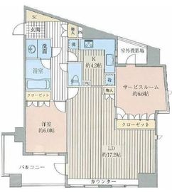 天王洲デュープレックス 2階 間取り図