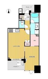 イクシア横浜鶴見 4階 間取り図