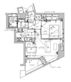 グランド・ルー都立大学 304 間取り図