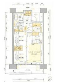 HARUMI FLAG SUN VILLAGE (晴海フラッグ サンヴィレッジ) 3階 間取り図