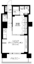 ローレルアイ千代田淡路町 14階 間取り図
