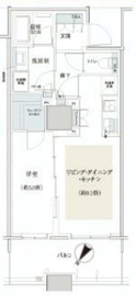 ブリリア有明スカイタワー 18階 間取り図