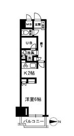 レジディア目白 416 間取り図