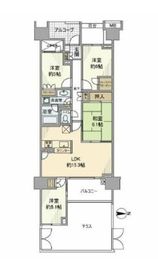 グランドメゾン杉並シーズン 1階 間取り図