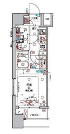 ラクラス横浜 709 間取り図