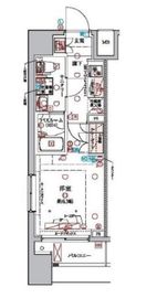 ラクラス横浜 909 間取り図