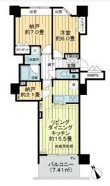 シルエタワーヨコハマ 9階 間取り図